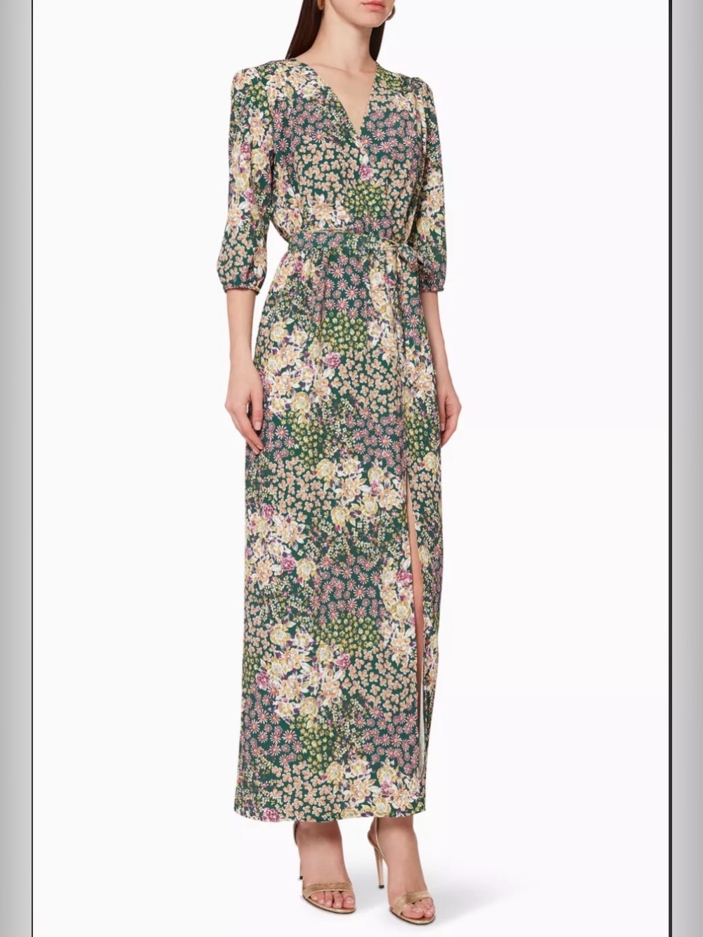 NEVER FULLY DRESSED Gabriella Floral Maxi Dress